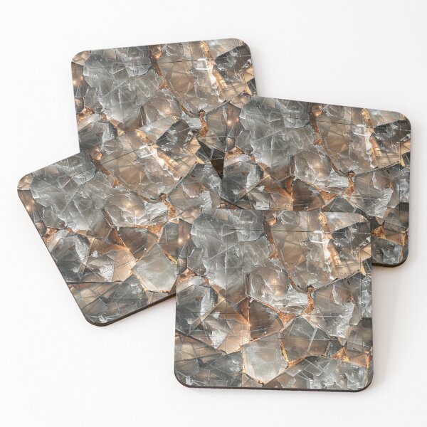 Item preview, mica shimmer muscovite quartz fragments designed and sold by EarthenEmbers.