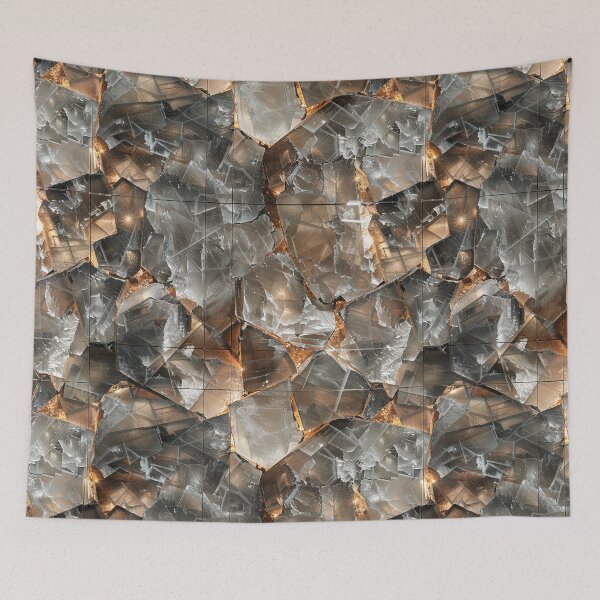 Item preview, mica shimmer muscovite quartz fragments designed and sold by EarthenEmbers.