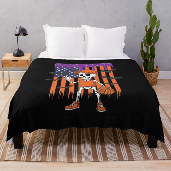 Item preview, Baseball Skeleton US Flag Ice Cream Drip Halloween designed and sold by facegm.