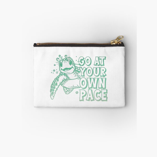 Item preview, Go At Your Own Pace Sea Turtle Design – Inspirational Beach Quote for Calm Confidence & Self Love designed and sold by Sun Sand & Sea Art.
