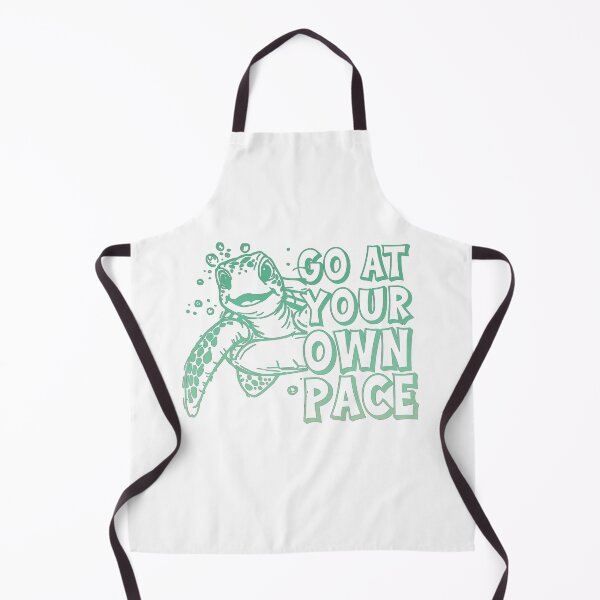 Item preview, Go At Your Own Pace Sea Turtle Design – Inspirational Beach Quote for Calm Confidence & Self Love designed and sold by Sun Sand & Sea Art.