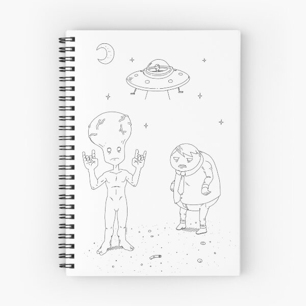 Item preview, Alien Throwing Up Horns (Doodle Version) designed and sold by Logans93.