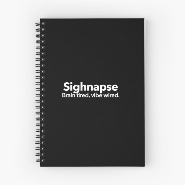 Item preview, Brain tired, vibe wired. designed and sold by Textitude.