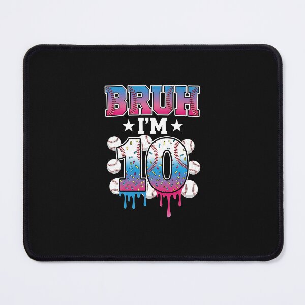 Item preview, Bruh 10th Birthday Boy Baseball Ice Cream Drip 10 Year Old designed and sold by facegm.