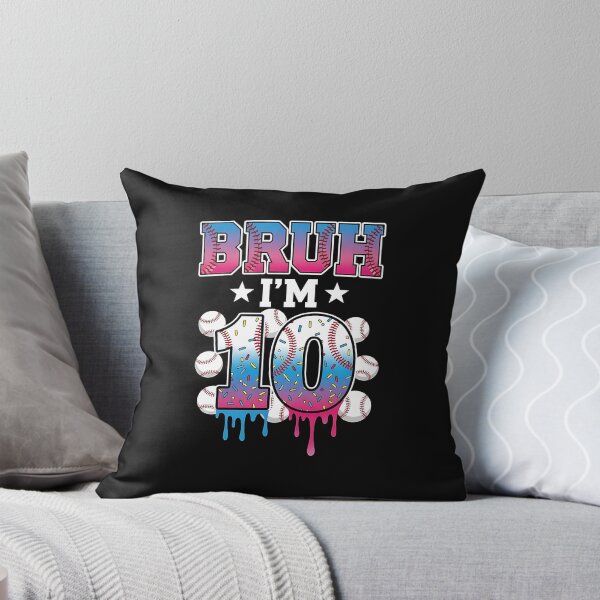 Item preview, Bruh 10th Birthday Boy Baseball Ice Cream Drip 10 Year Old designed and sold by facegm.