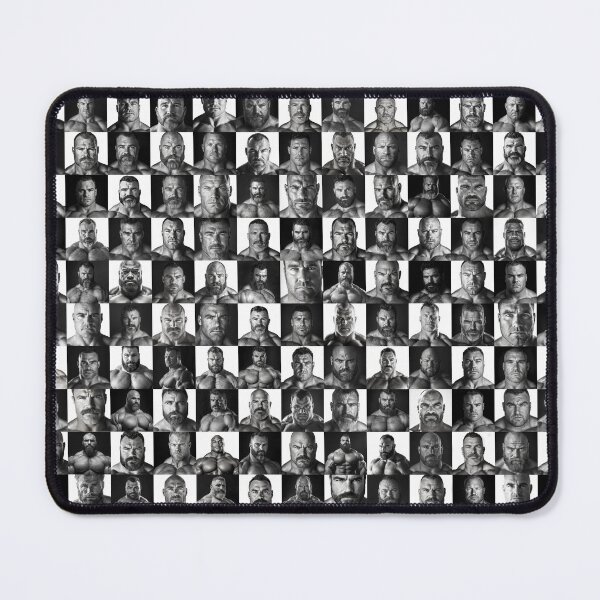 Item preview, B&W Bodybuilder Grid designed and sold by BeautyofMasc.