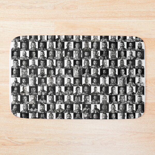 Item preview, B&W Bodybuilder Grid designed and sold by BeautyofMasc.