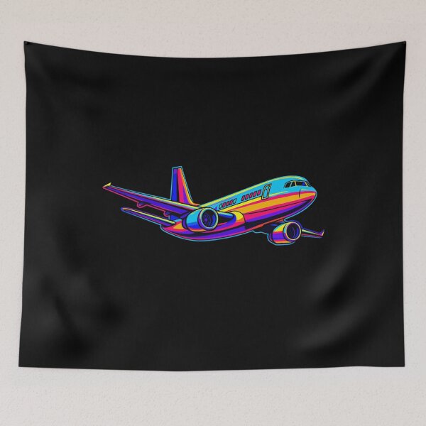 Item preview, Colorful Airplane _ Retro Aviation Art for Plane Lovers designed and sold by NH2019.