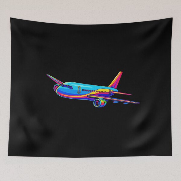 Item preview, Colorful Airplane _ Retro Aviation Art for Plane Lovers designed and sold by NH2019.