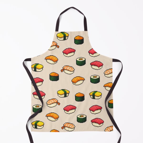 Item preview, Cute 8-Bit Sushi Pattern | Kawaii Pixel Art Japanese Food Design designed and sold by Beezy-Kneez.