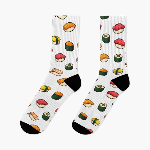 Item preview, Cute 8-Bit Sushi Pattern | Kawaii Pixel Art Japanese Food Design designed and sold by Beezy-Kneez.