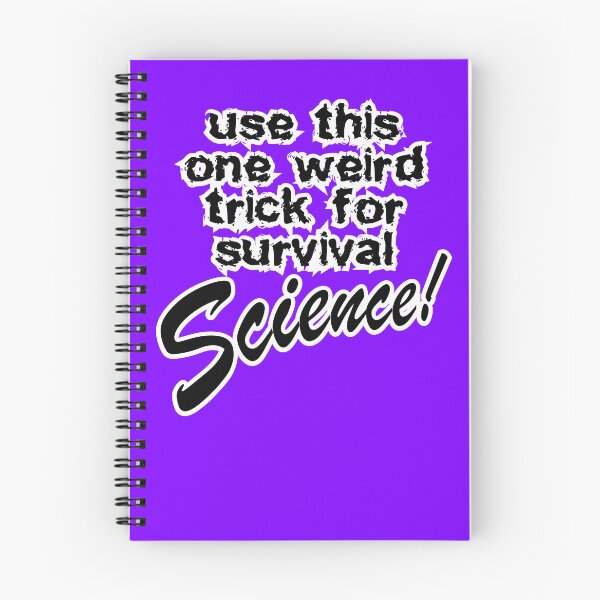 Item preview, use this one weird trick for survival science, violet background designed and sold by mntimg.