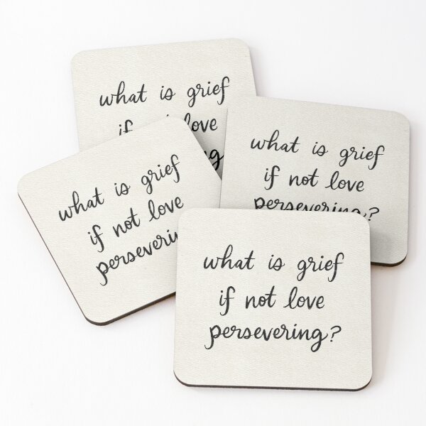 Item preview, What is grief if not love persevering? designed and sold by Script & Scribble .