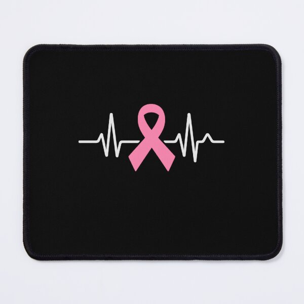 Item preview, Heartbeat of Hope – Pink Ribbon EKG Line Breast Cancer Awareness Design designed and sold by DailyDrivesct.