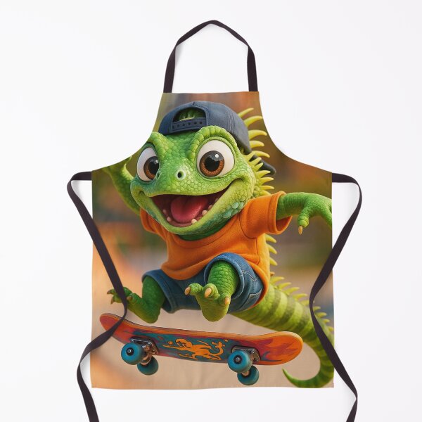 Item preview, Skater Iguana designed and sold by Sillytoe.