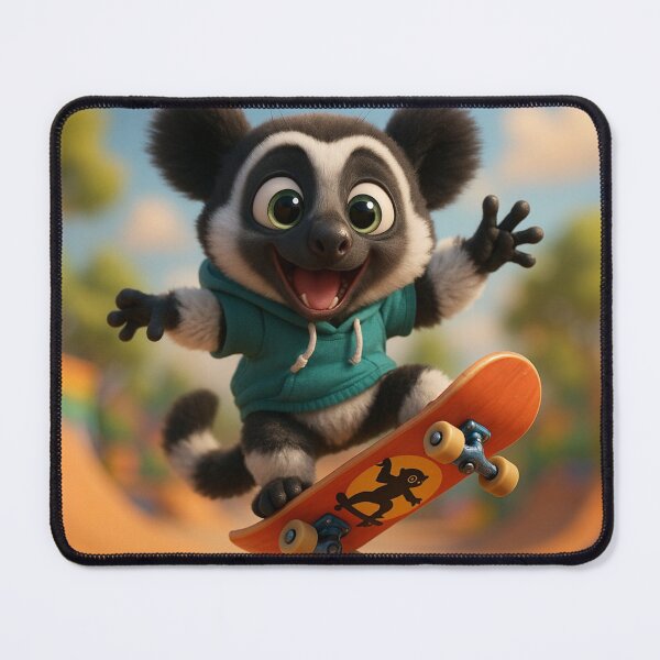 Item preview, Skater Indri Lemur designed and sold by Sillytoe.