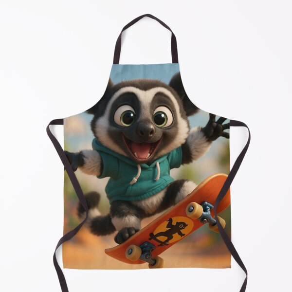 Item preview, Skater Indri Lemur designed and sold by Sillytoe.