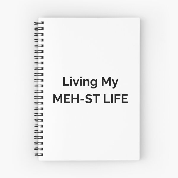 Item preview, LIVING MY MEH-ST LIFE - Black & White designed and sold by FABOArt.