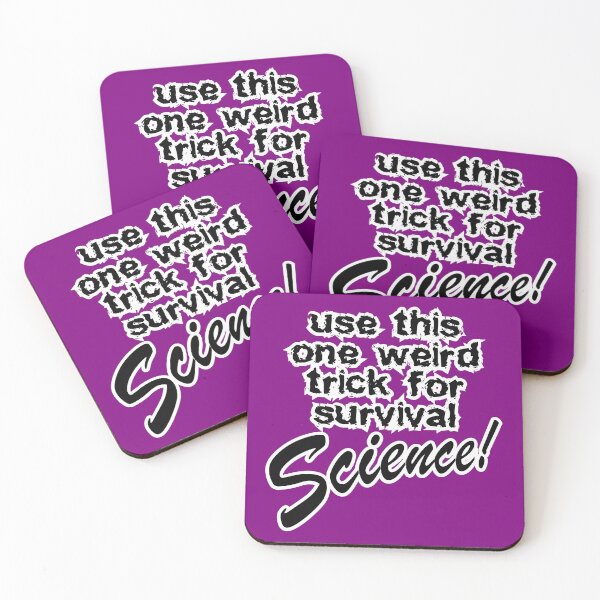 Item preview, use this one weird trick for survival science, purple background designed and sold by mntimg.