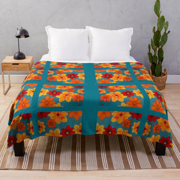 Item preview, Retro Flowers designed and sold by Vanessa Hogle.