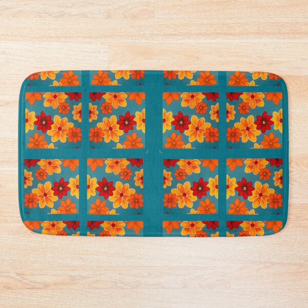 Item preview, Retro Flowers designed and sold by Vanessa Hogle.
