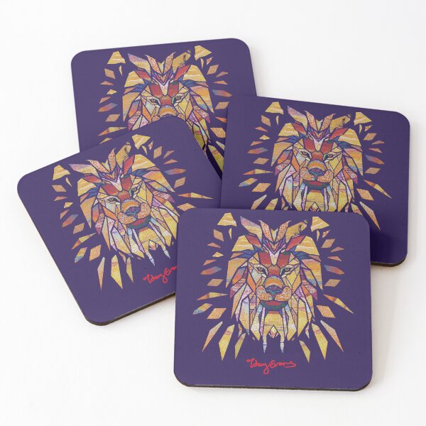 Item preview, Geometric Lion collage  designed and sold by Toby Evans.