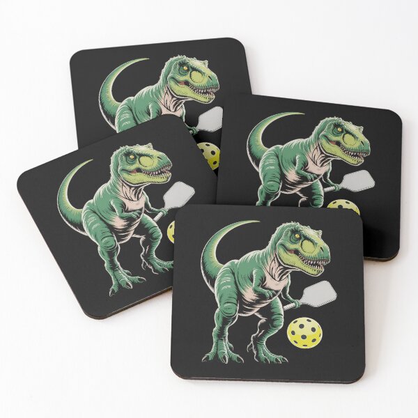 Item preview, Funny Dinosaur Play Pickleball designed and sold by brynatshop.
