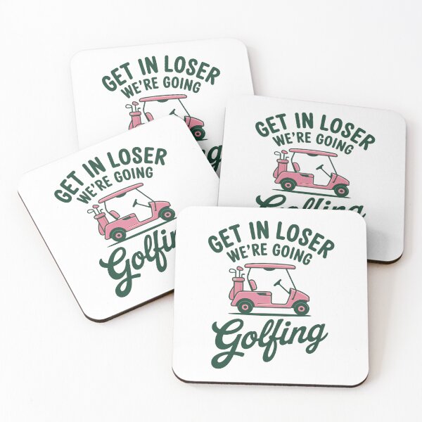 Item preview, Get In Loser We're Going Golfing Cute Golf Cart Golfer Mom designed and sold by brynatshop.
