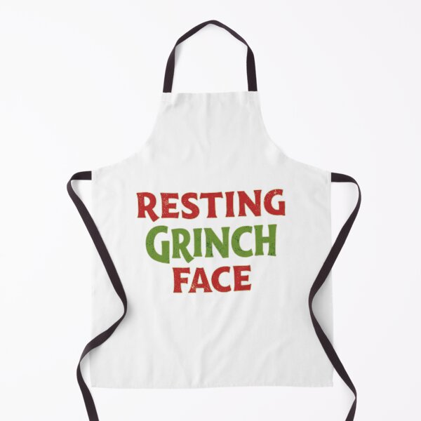 Item preview, Resting Grinch Face – Funny Christmas Design designed and sold by EastEndTownie.