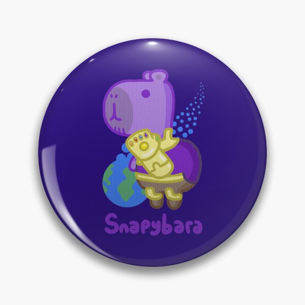 Item preview, Snapybara (with text) designed and sold by CamelCactus.