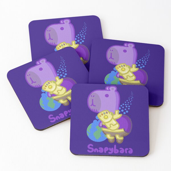 Item preview, Snapybara (with text) designed and sold by CamelCactus.