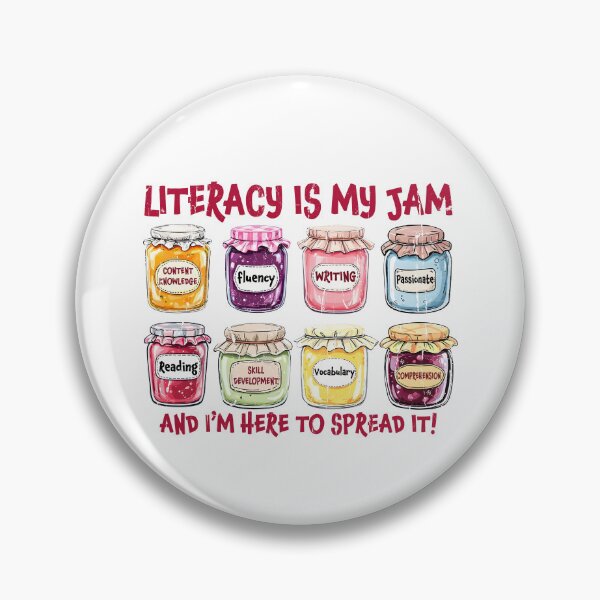 Item preview, Literacy is My Jam designed and sold by andreallustd.