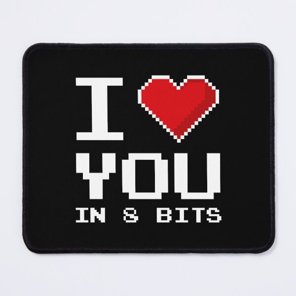 Item preview, I Love You in 8 Bits – Retro Pixel Heart designed and sold by DAFIN.