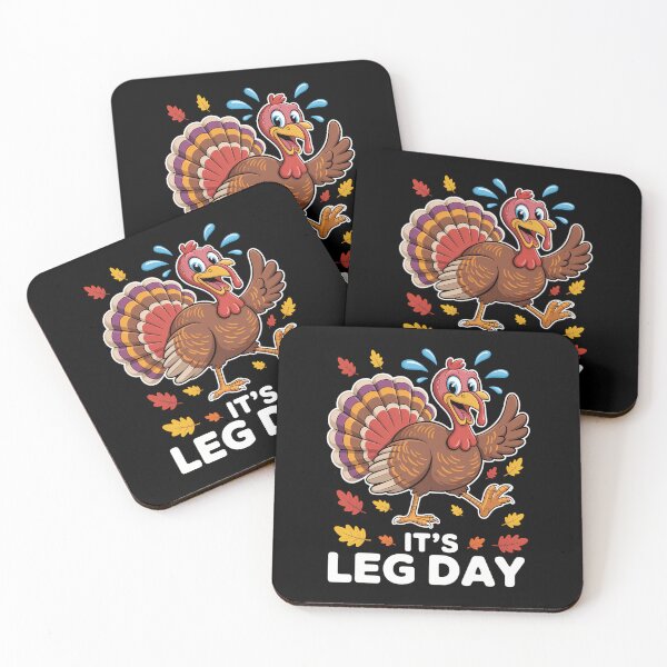 Item preview, It's Leg Day Turkey Running Funny Thanksgiving Turkey Day designed and sold by brynatshop.