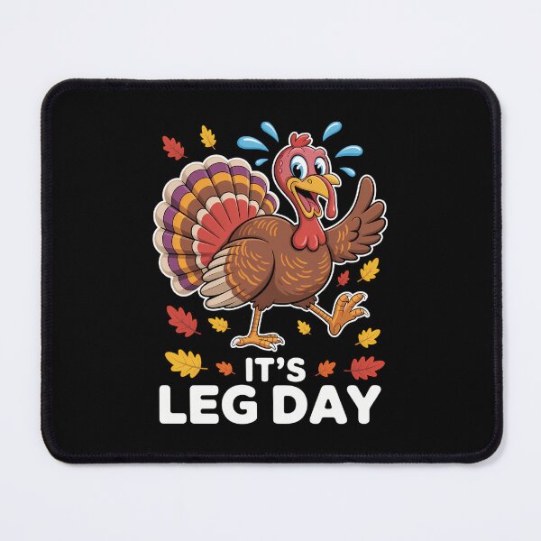 Item preview, It's Leg Day Turkey Running Funny Thanksgiving Turkey Day designed and sold by brynatshop.