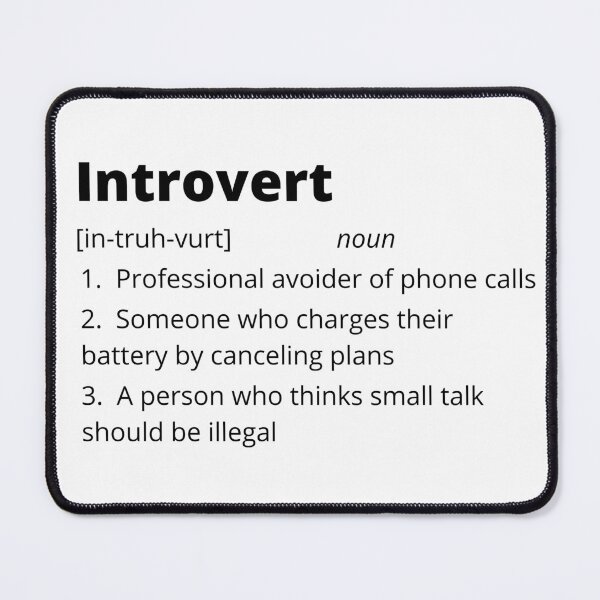 Item preview, Introvert Funny Dictionary Definition designed and sold by bruceygoosey84.