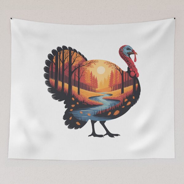 Item preview, thanksgiving turkey designed and sold by brynatshop.