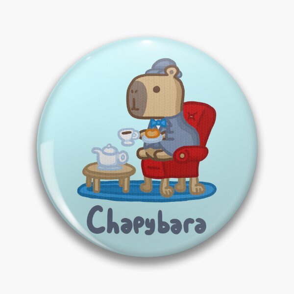 Item preview, Chapybara (with text) designed and sold by CamelCactus.
