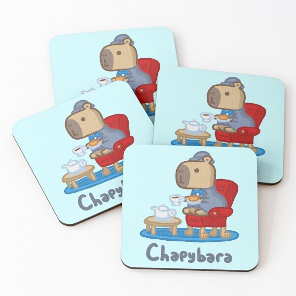 Item preview, Chapybara (with text) designed and sold by CamelCactus.