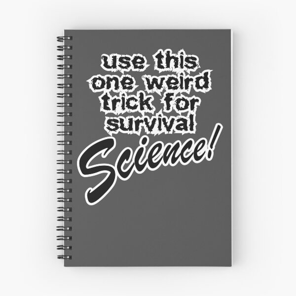 Item preview, use this one weird trick for survival science, dark grey background designed and sold by mntimg.