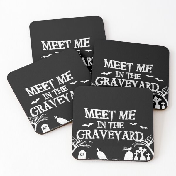 Item preview, Meet me at the Graveyard Retro Horror design designed and sold by EtherApparel.