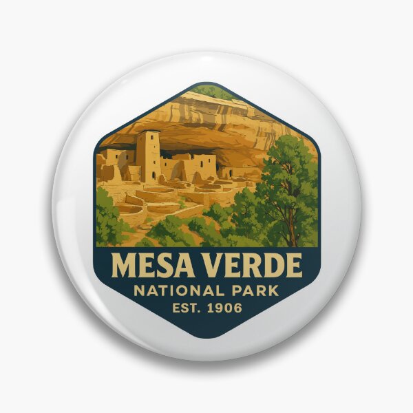 Item preview, Mesa Verde National Park Colorado Retro Sticker designed and sold by Ismeal Von.