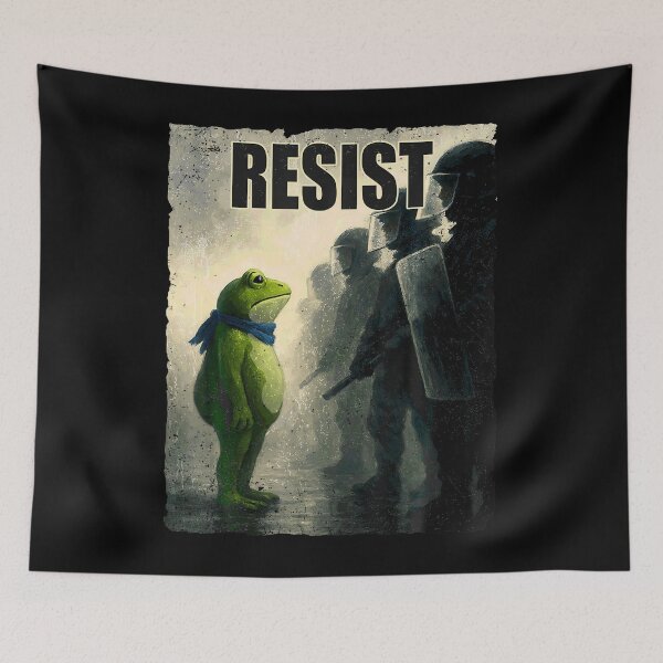 Item preview, Portland Frog Protest Shirt Funny Portland Frog Protest designed and sold by Khescoiu.