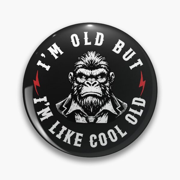 Item preview, Funny Gorilla Cool Old Man T-Shirt designed and sold by LashondaGreen89.
