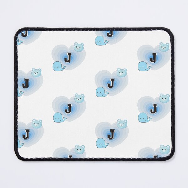 Item preview, Cute Blue Letter J – Kawaii Aesthetic Design designed and sold by ByDadosh.