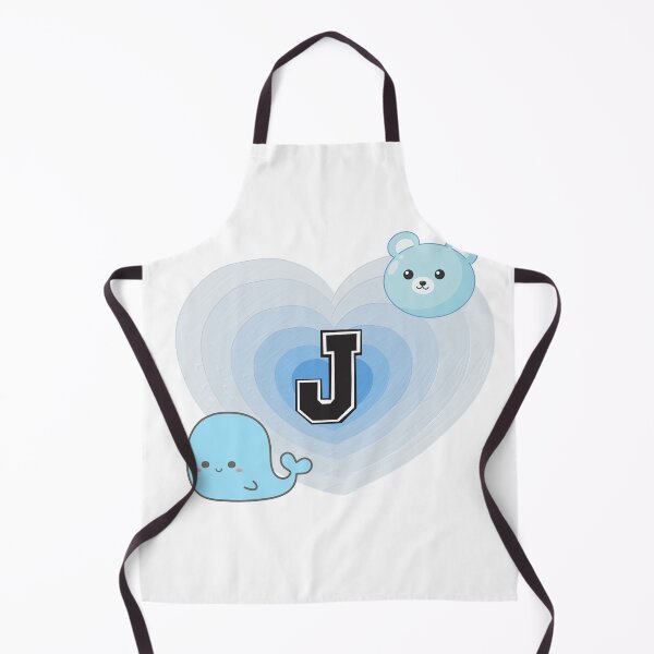 Item preview, Cute Blue Letter J – Kawaii Aesthetic Design designed and sold by ByDadosh.