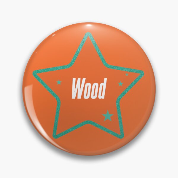 Item preview, Wood Orange Glitter Stars - Sticker designed and sold by yuruilustra.