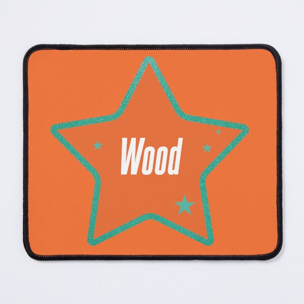 Item preview, Wood Orange Glitter Stars - Sticker designed and sold by yuruilustra.