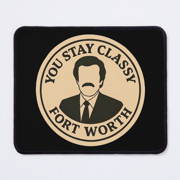 Item preview, Anchorman Inspired Retro USA Print: Fort Worth designed and sold by PinUpPizzazz.