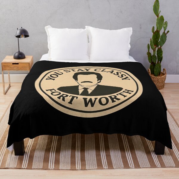 Item preview, Anchorman Inspired Retro USA Print: Fort Worth designed and sold by PinUpPizzazz.